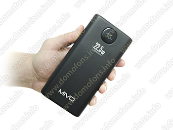 Портативный Powerbank аккумулятор Mivo емкостью 40000 мАч для видеоглазков и видеодомофонов